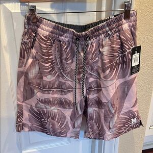 Hurley Lilac Botanical Volley Swim Shorts